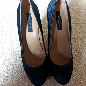 Ann Taylor Cow Hair Heels